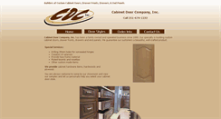 Desktop Screenshot of cabinetdoorco.com