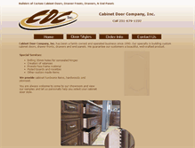 Tablet Screenshot of cabinetdoorco.com